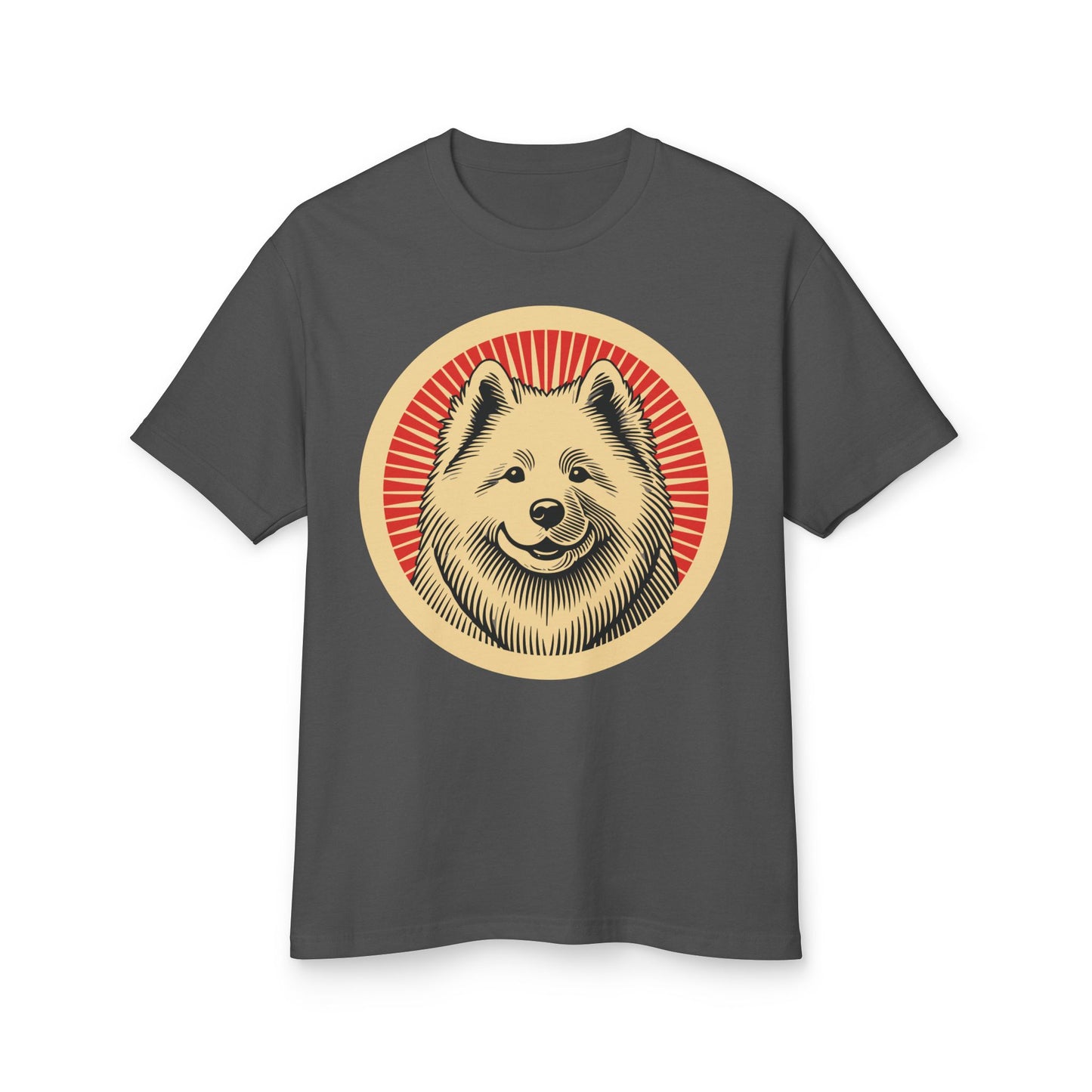 Samoyed Heavyweight Cotton T-Shirt for Adults