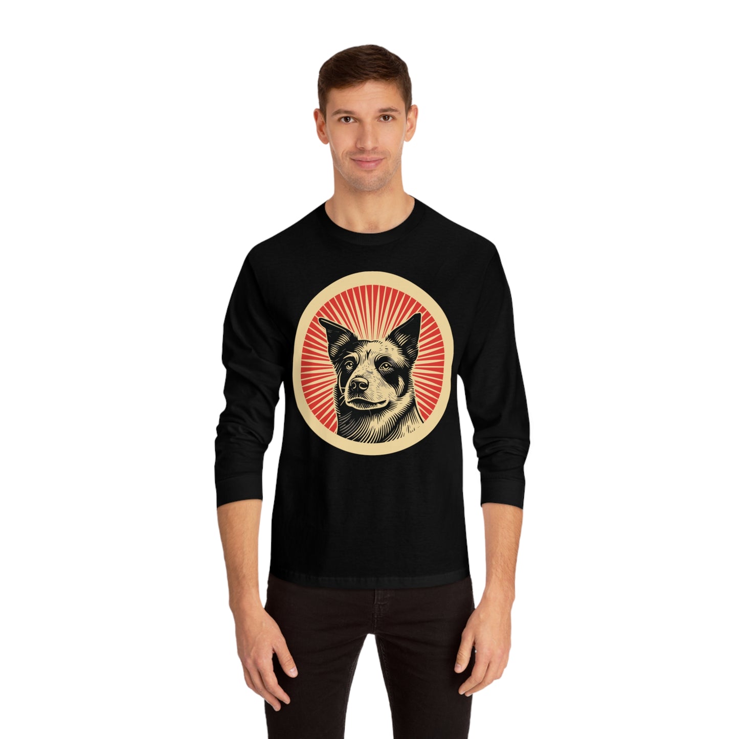 Australian Cattle Dog Long Sleeve Tee for Adults