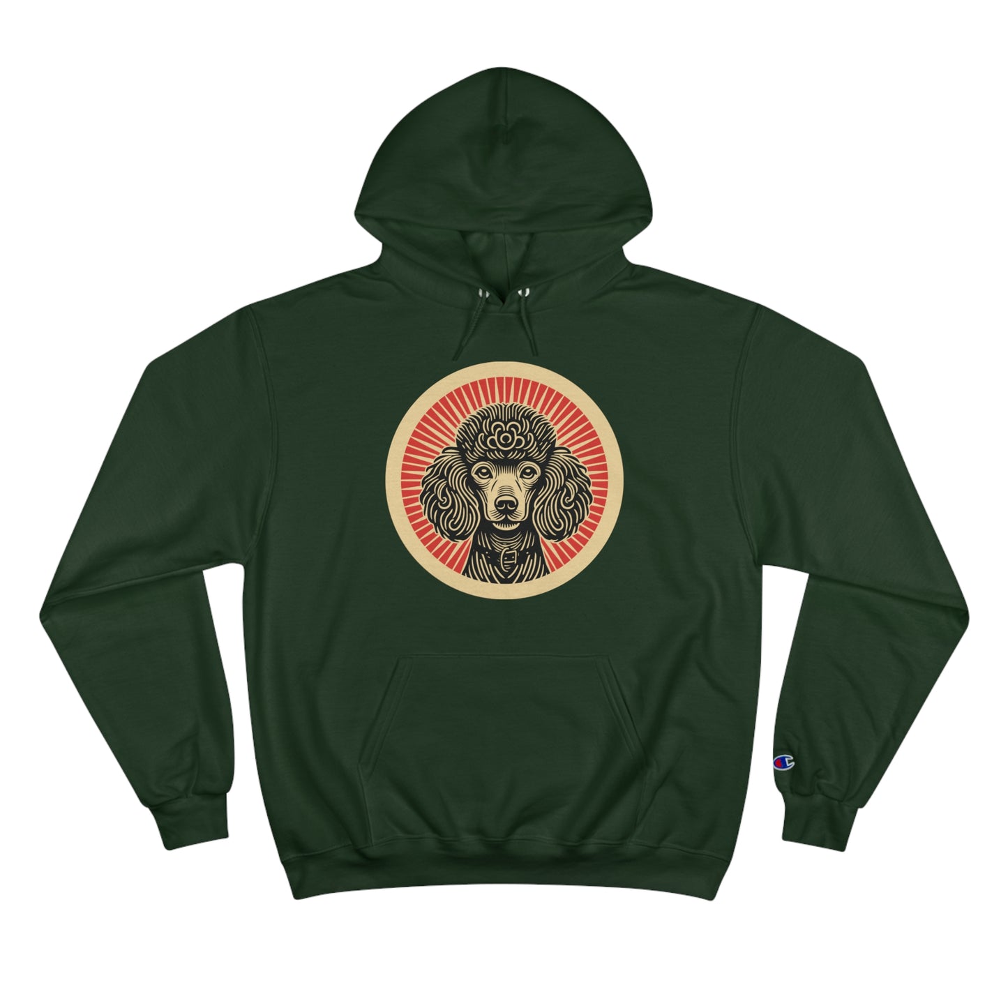 Poodle Hoodie for Adults
