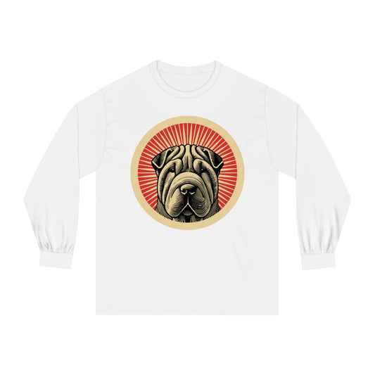 Chinese Shar-Pei Long Sleeve Tee for Adults