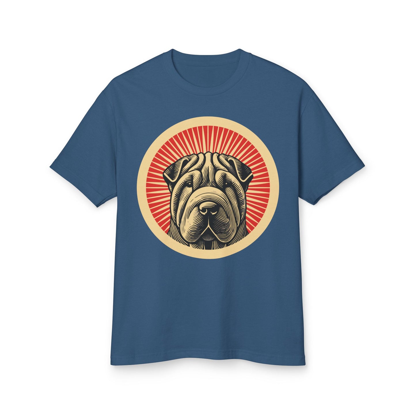 Chinese Shar-Pei Heavyweight Cotton T-Shirt for Adults