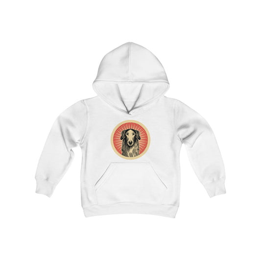 Borzoi Heavy Hoodie for Kids