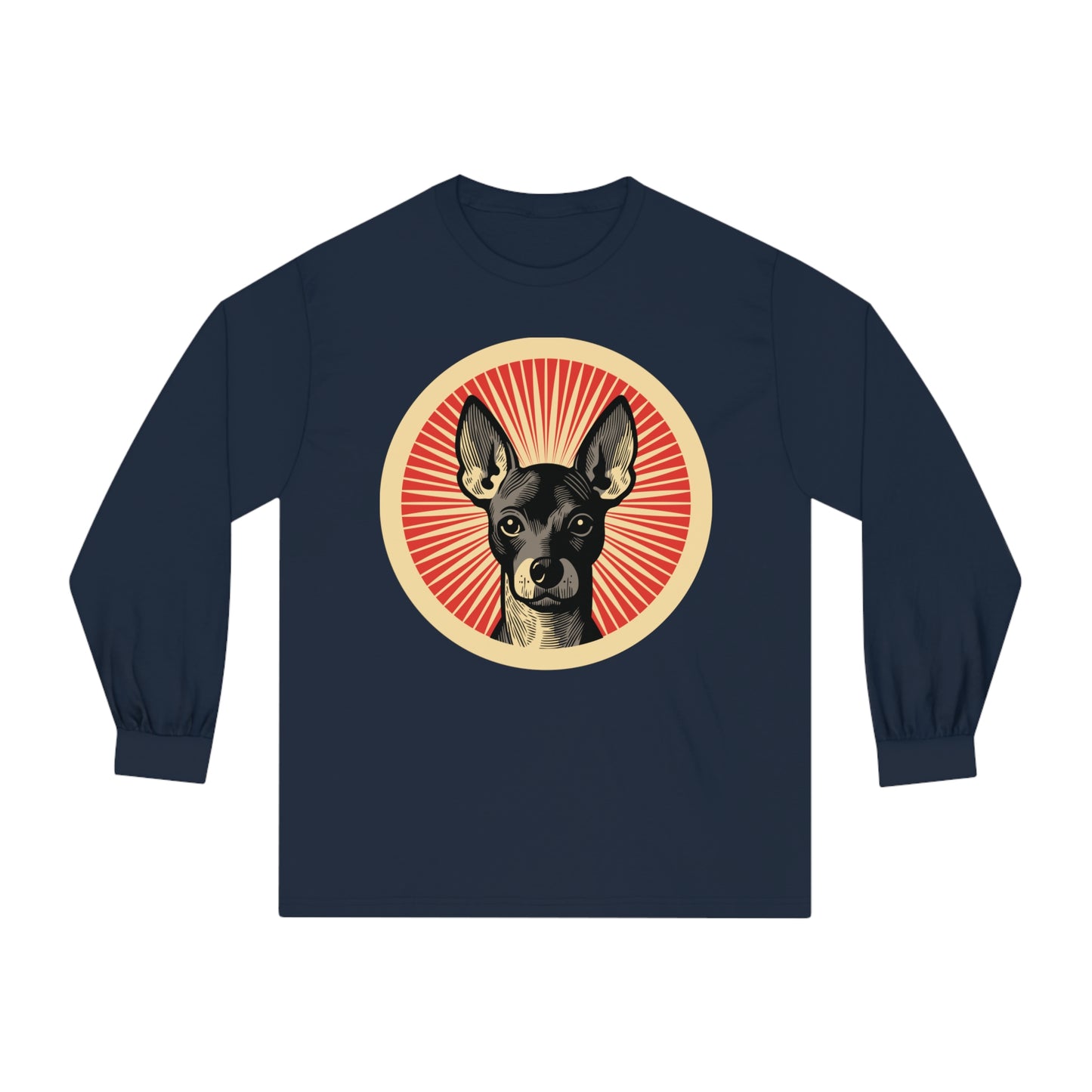 Xoloitzcuintle Long Sleeve Tee for Adults