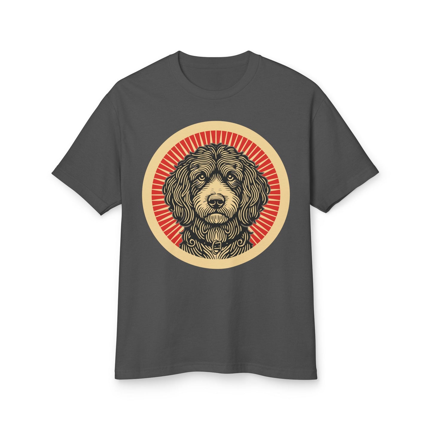 Aussiedoodle Heavyweight Cotton T-Shirt for Adults