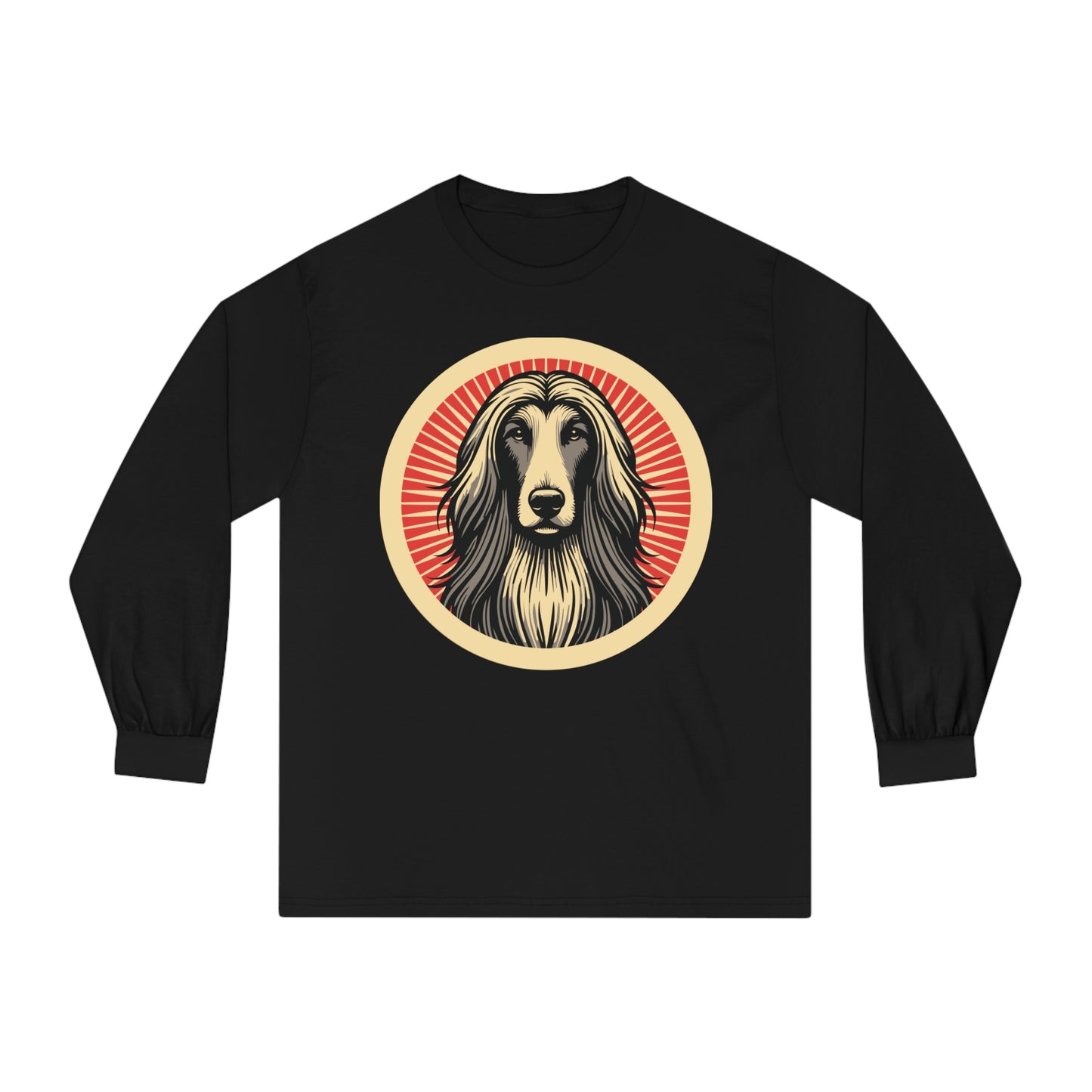 Afghan Hound Long Sleeve Tee for Adults