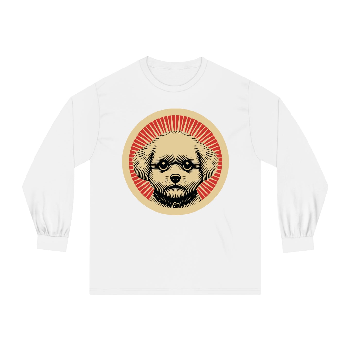 Bichon Frise Long Sleeve Tee for Adults