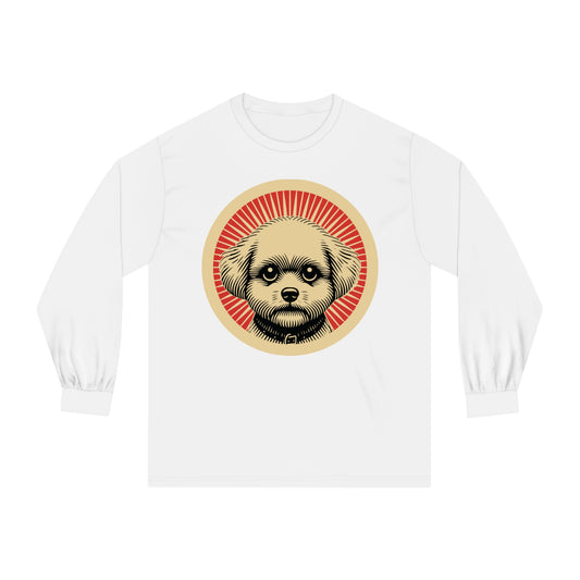 Bichon Frise Long Sleeve Tee for Adults