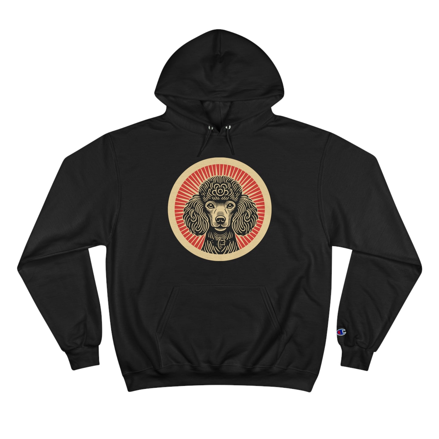 Poodle Hoodie for Adults