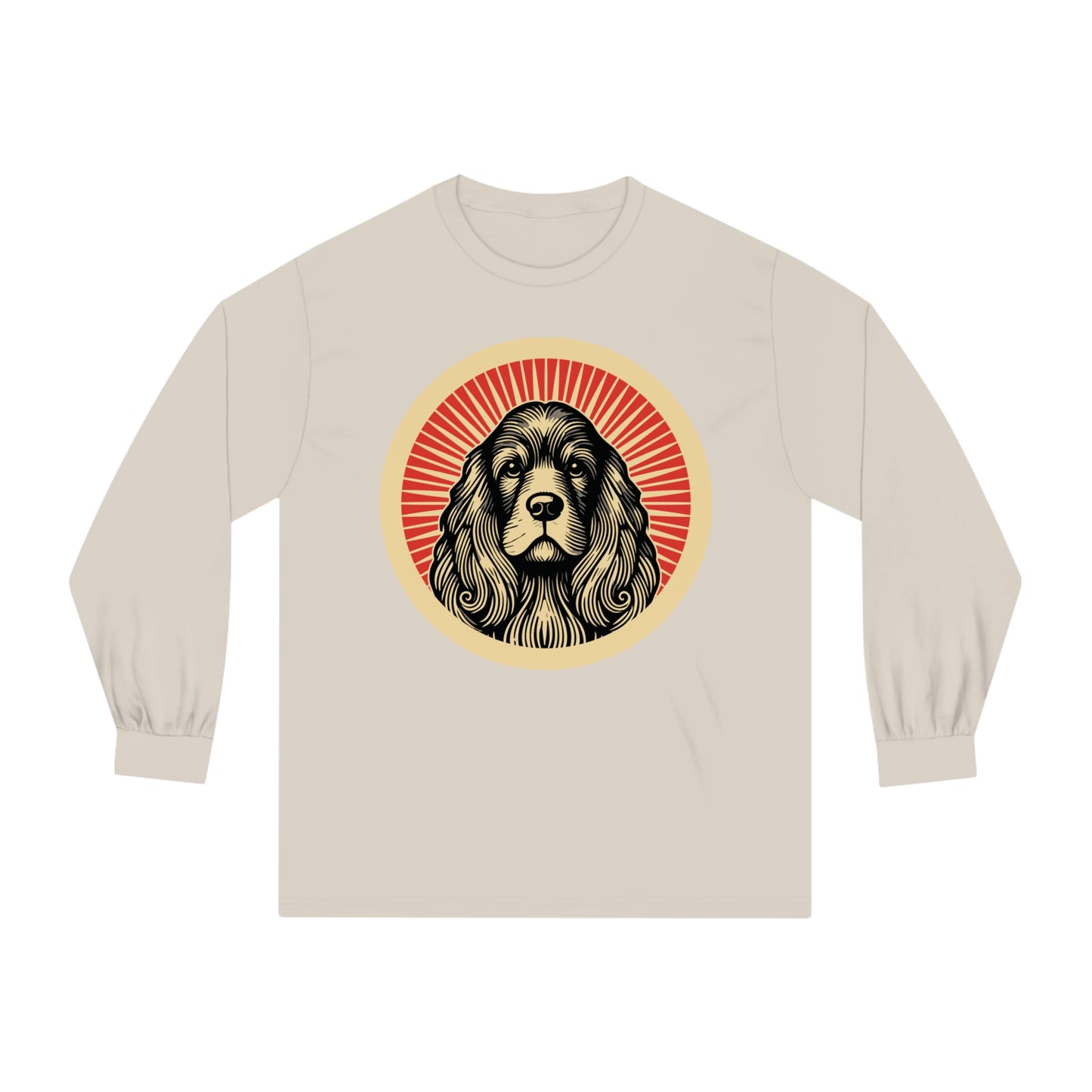 American Cocker Spaniel Long Sleeve Tee for Adults