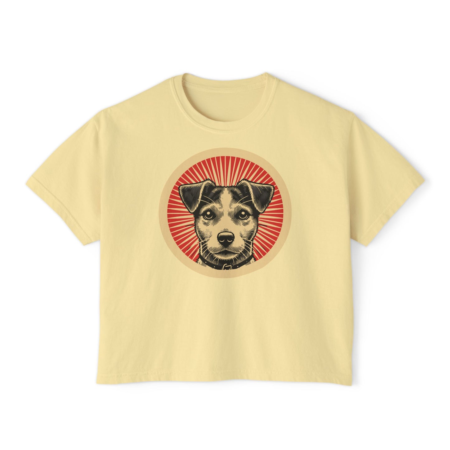 Jack Russell Terrier Boxy Tee for Women
