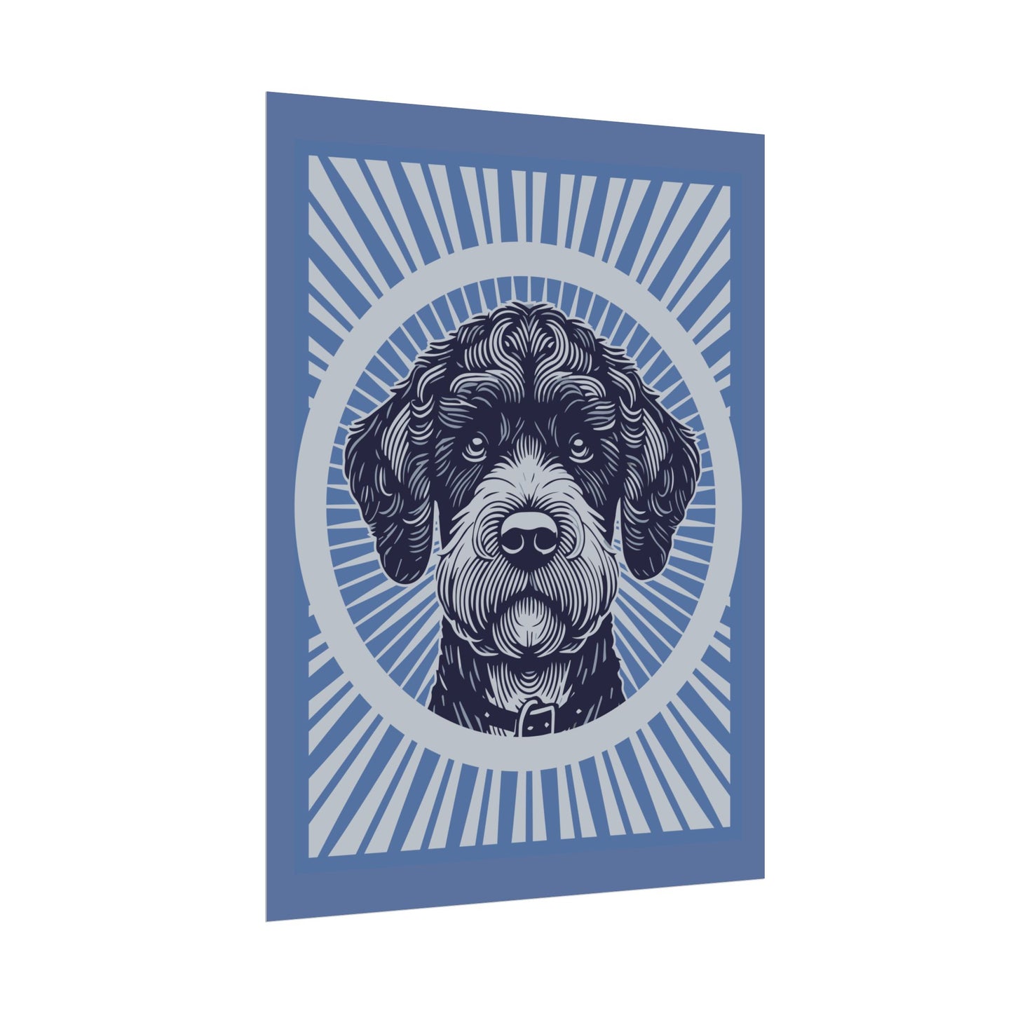 Boxerdoodle Art Print
