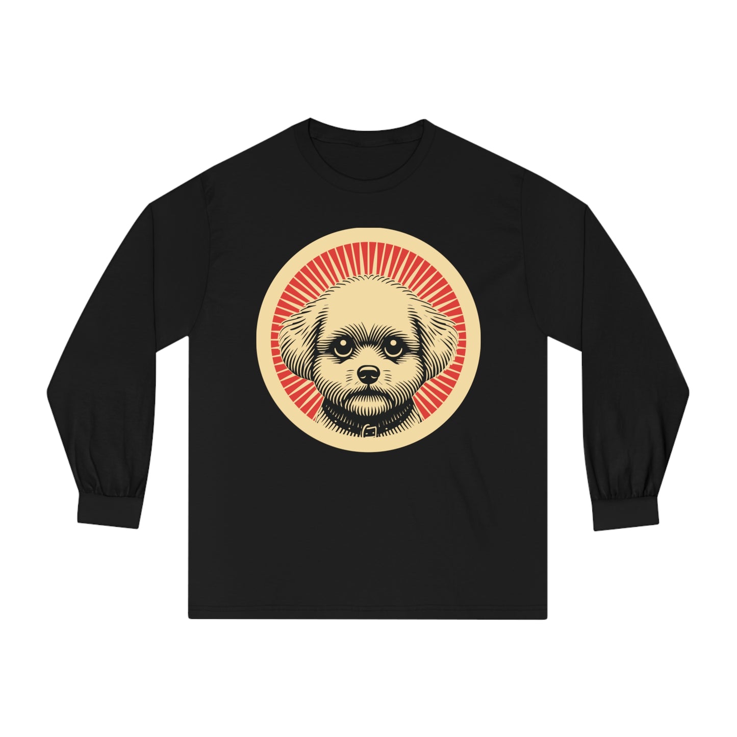 Bichon Frise Long Sleeve Tee for Adults