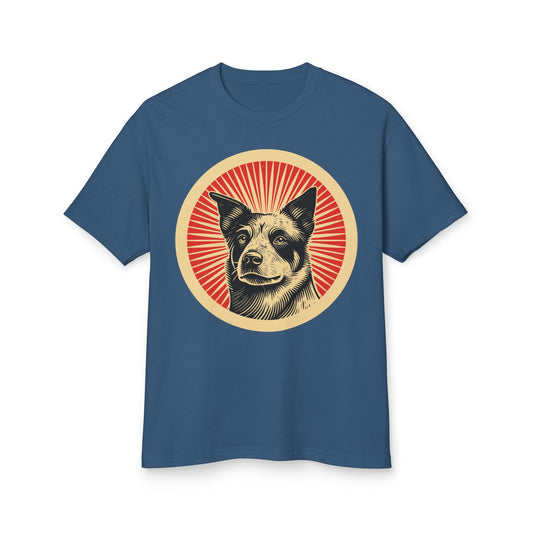 Australian Cattle Dog Heavyweight Cotton T-Shirt for Adults