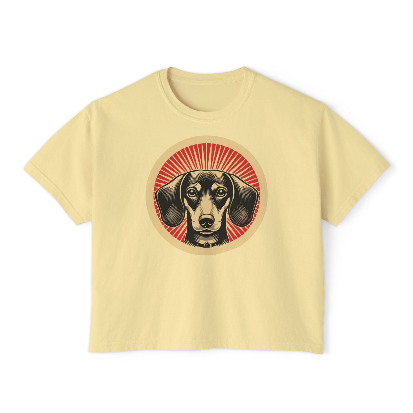 Dachshund Boxy Tee for Women