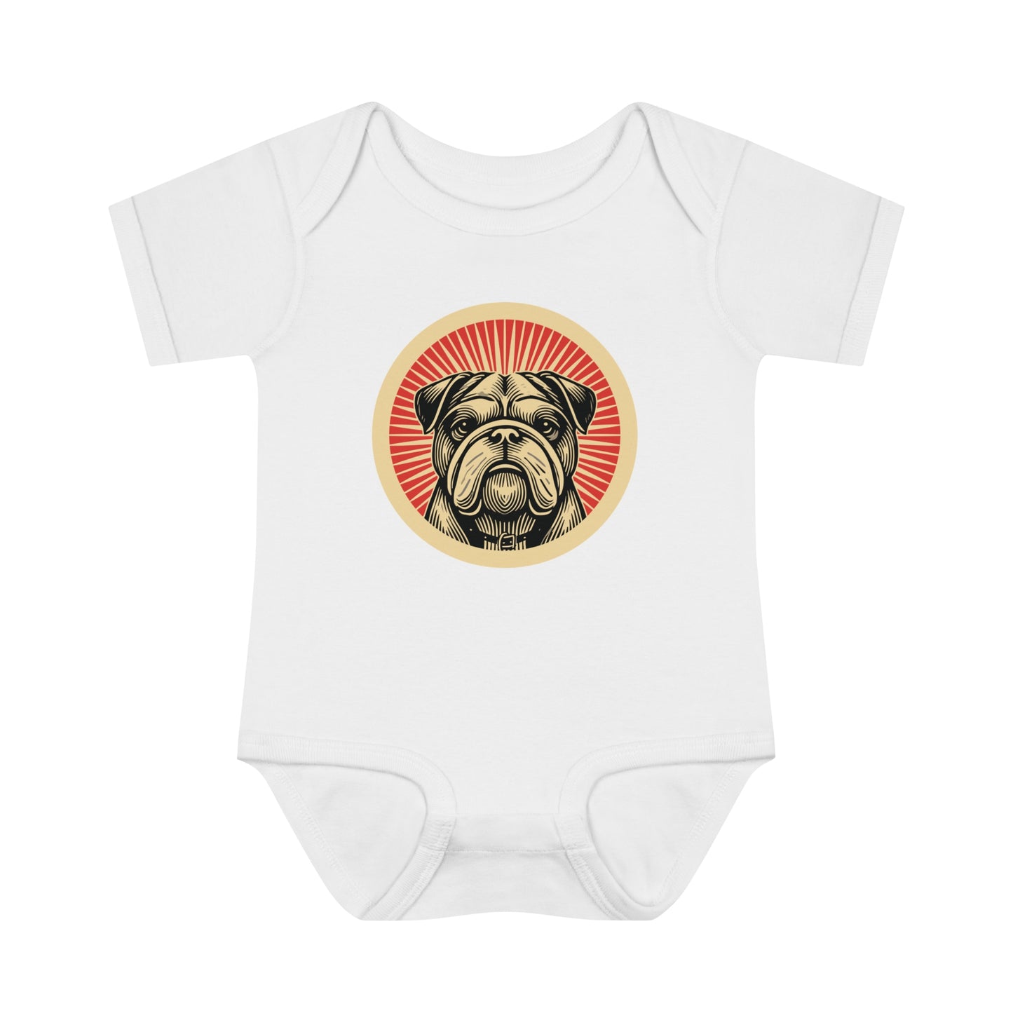 Bulldog Onesie for Infants