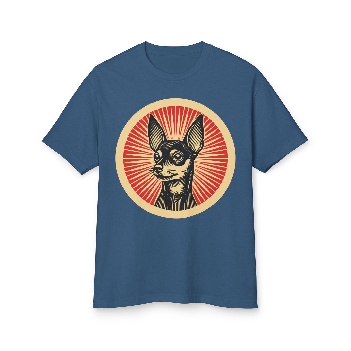 Miniature Pinscher Heavyweight Cotton T-Shirt for Adults