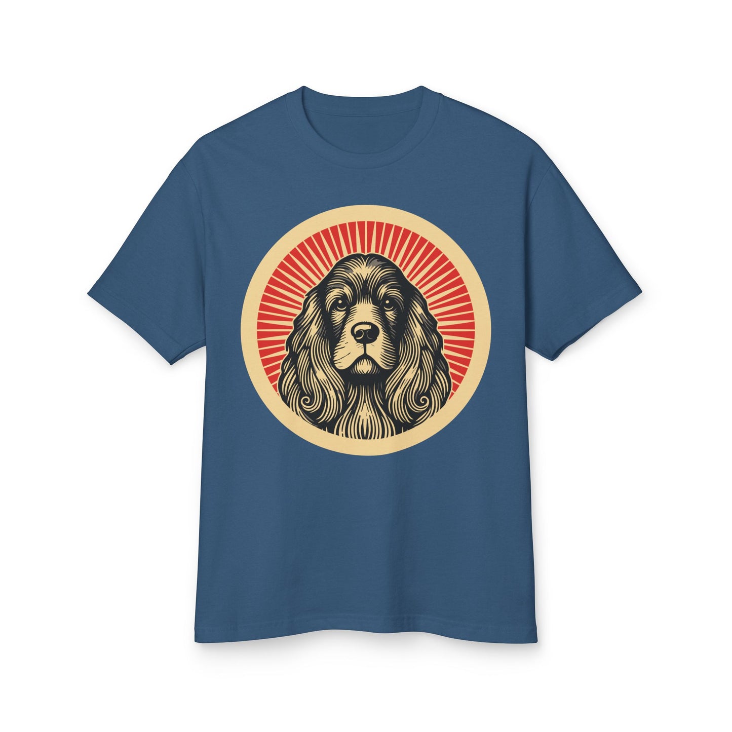 American Cocker Spaniel Heavyweight Cotton T-Shirt for Adults