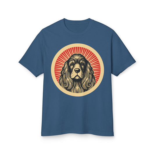 American Cocker Spaniel Heavyweight Cotton T-Shirt for Adults