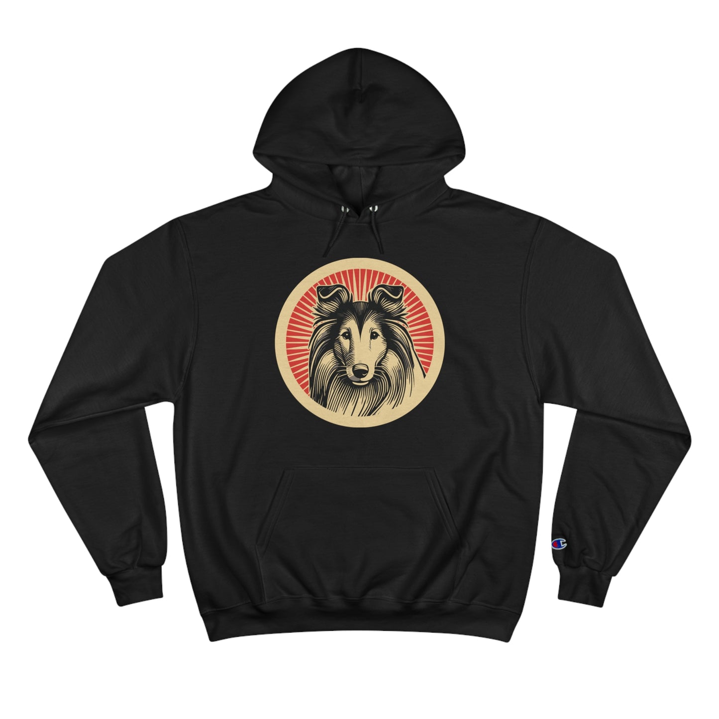 Collie Hoodie for Adults