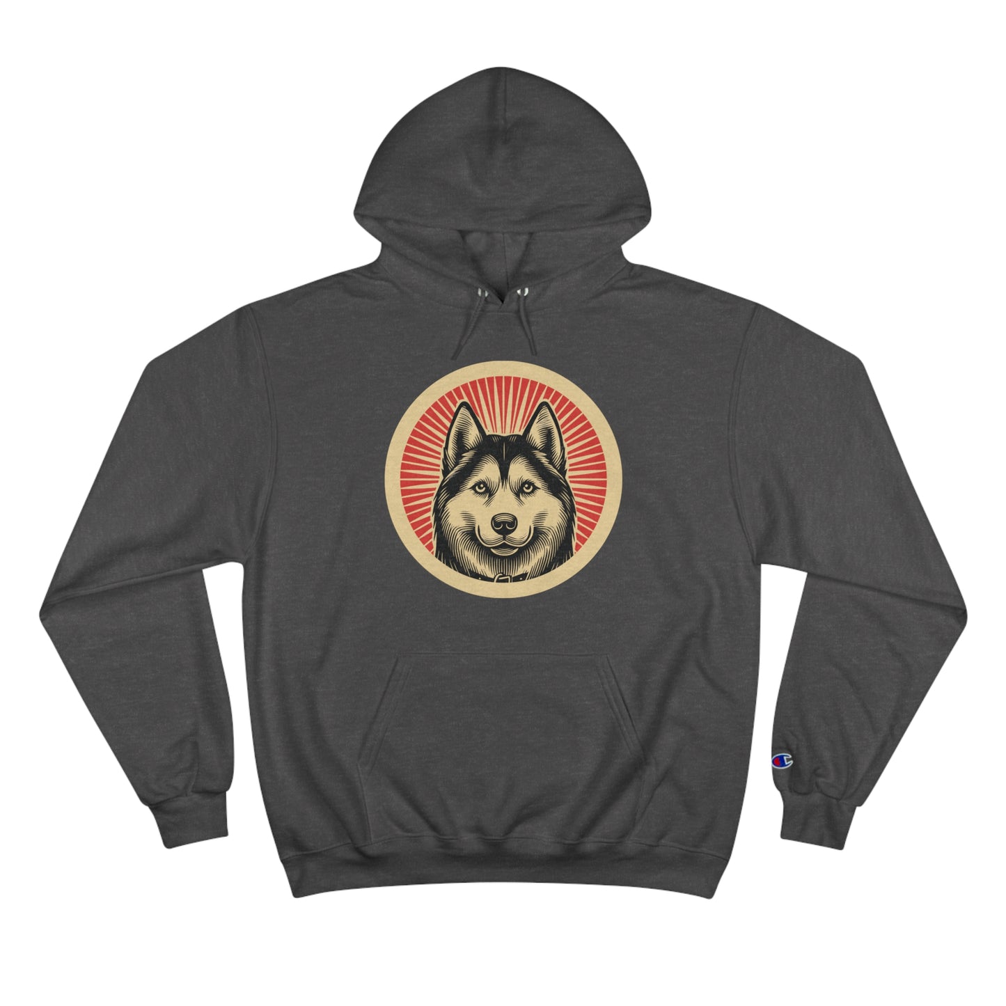 Siberian Husky Hoodie for Adults