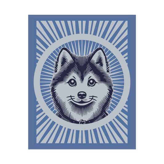 Pomsky Art Print