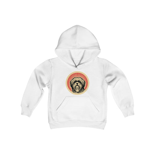 Lhasa Apso Heavy Hoodie for Kids