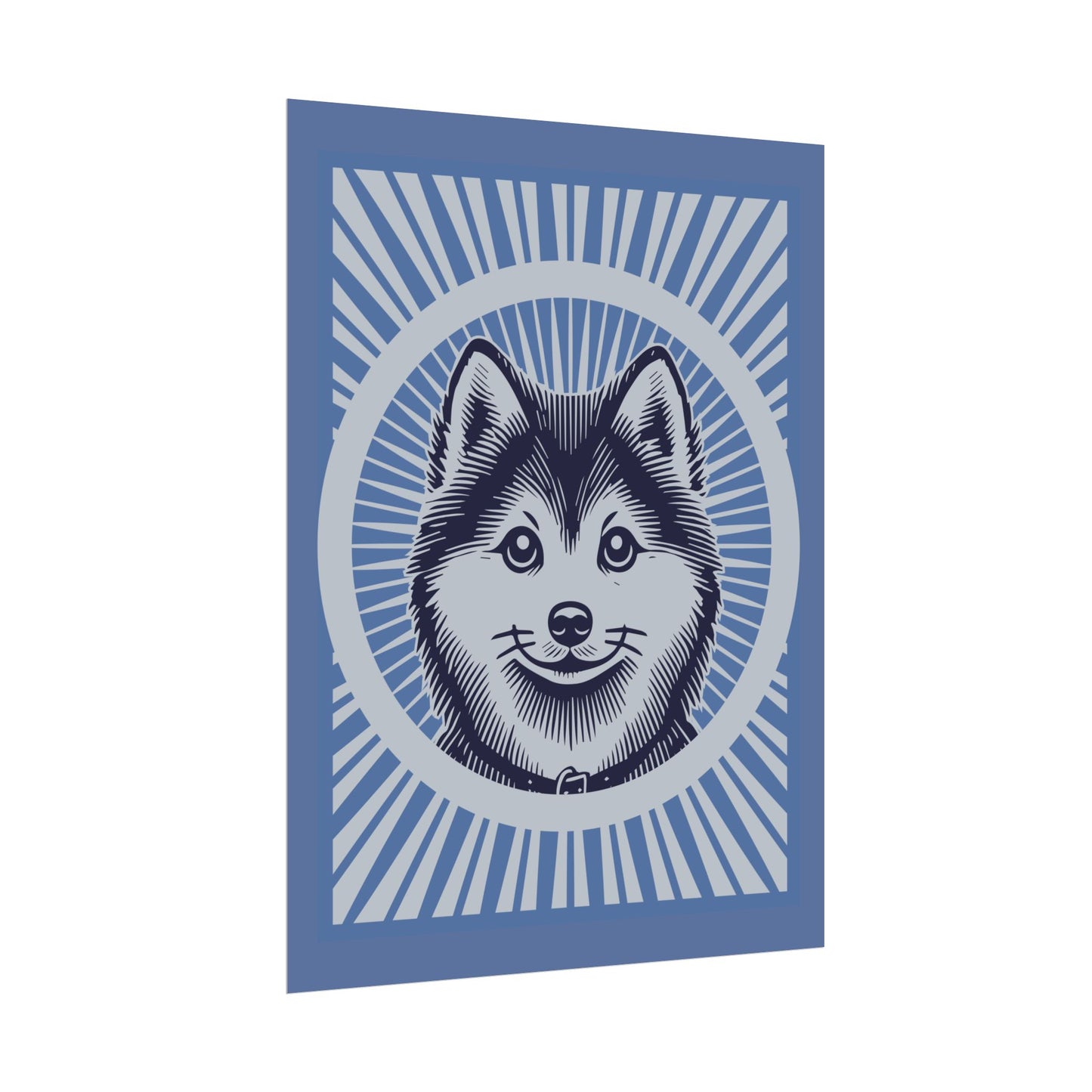 Pomsky Art Print