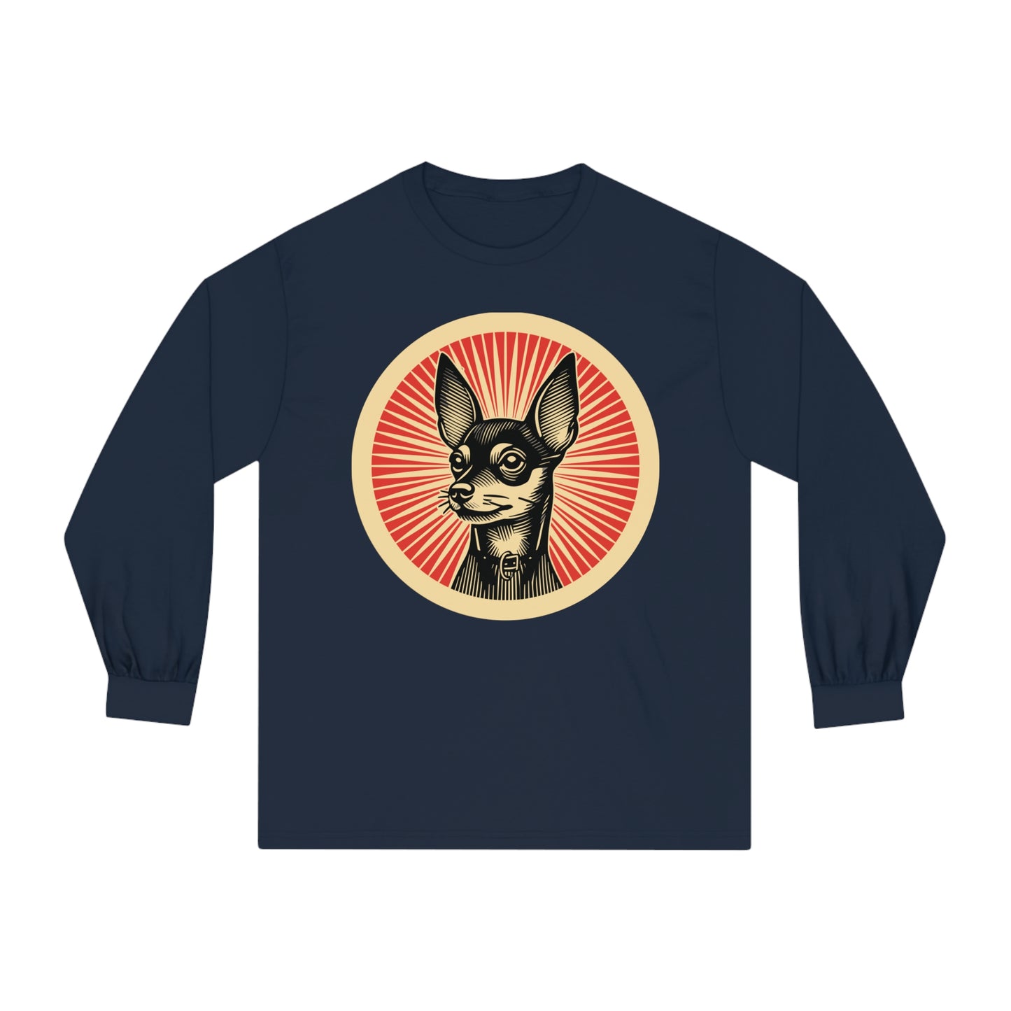 Miniature Pinscher Long Sleeve Tee for Adults