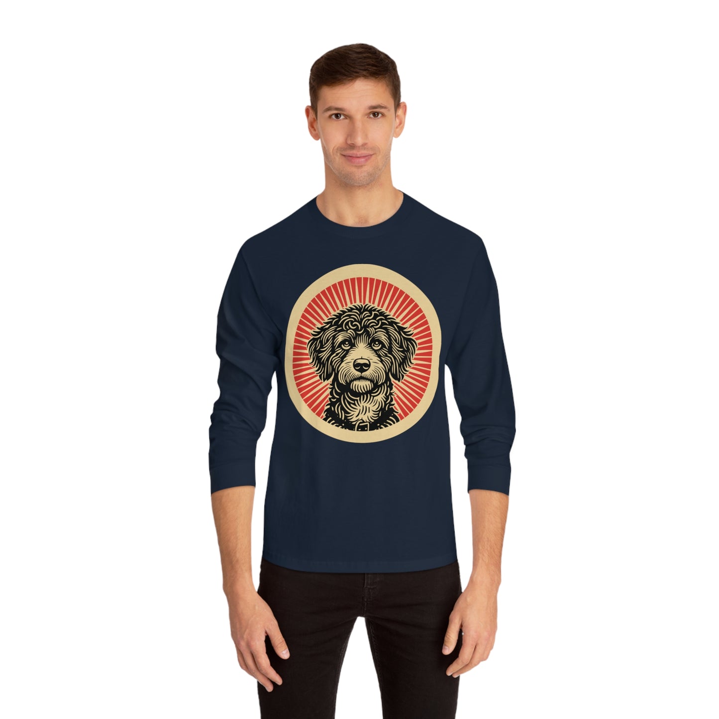 Bordoodle Long Sleeve Tee for Adults