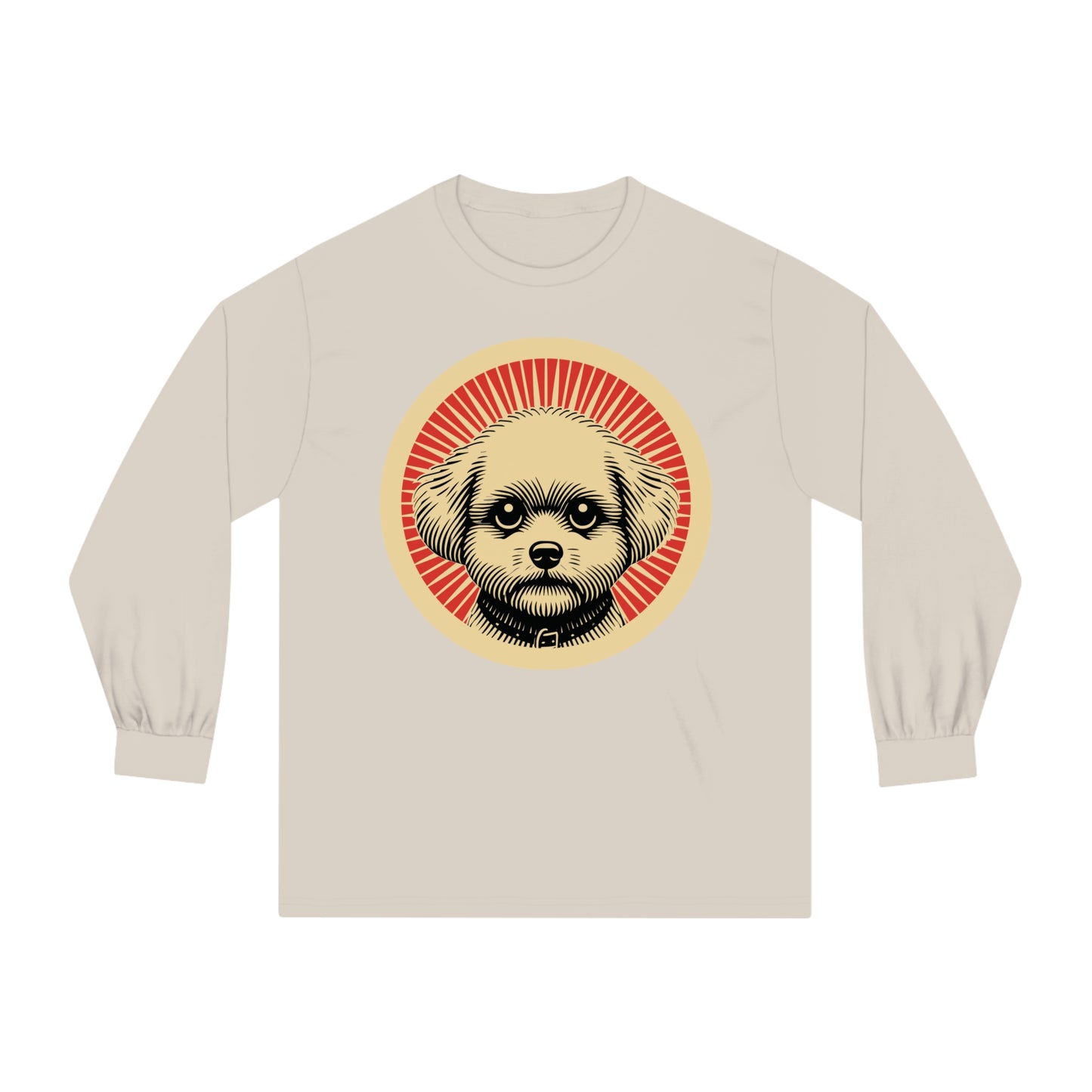 Bichon Frise Long Sleeve Tee for Adults