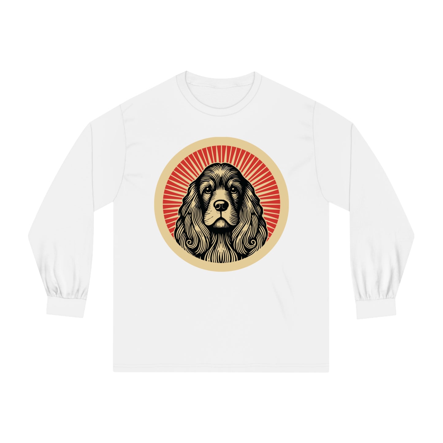 American Cocker Spaniel Long Sleeve Tee for Adults