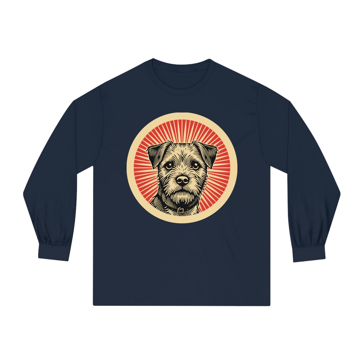 Border Terrier Long Sleeve Tee for Adults