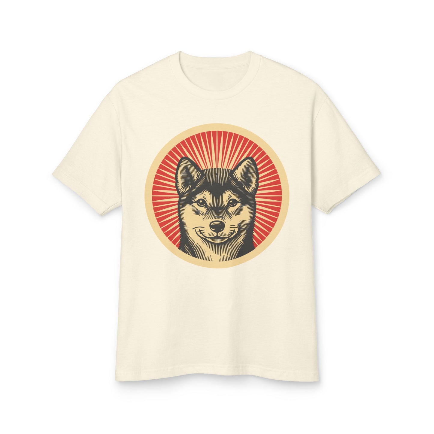 Shiba Inu  Heavyweight Cotton T-Shirt
