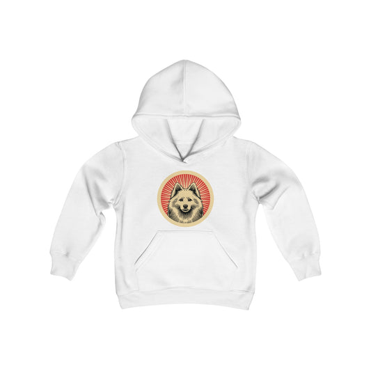 American Eskimo Dog Heavy Hoodie for Kids