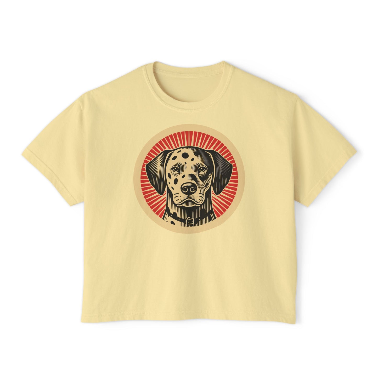 Dalmatian Boxy Tee for Women