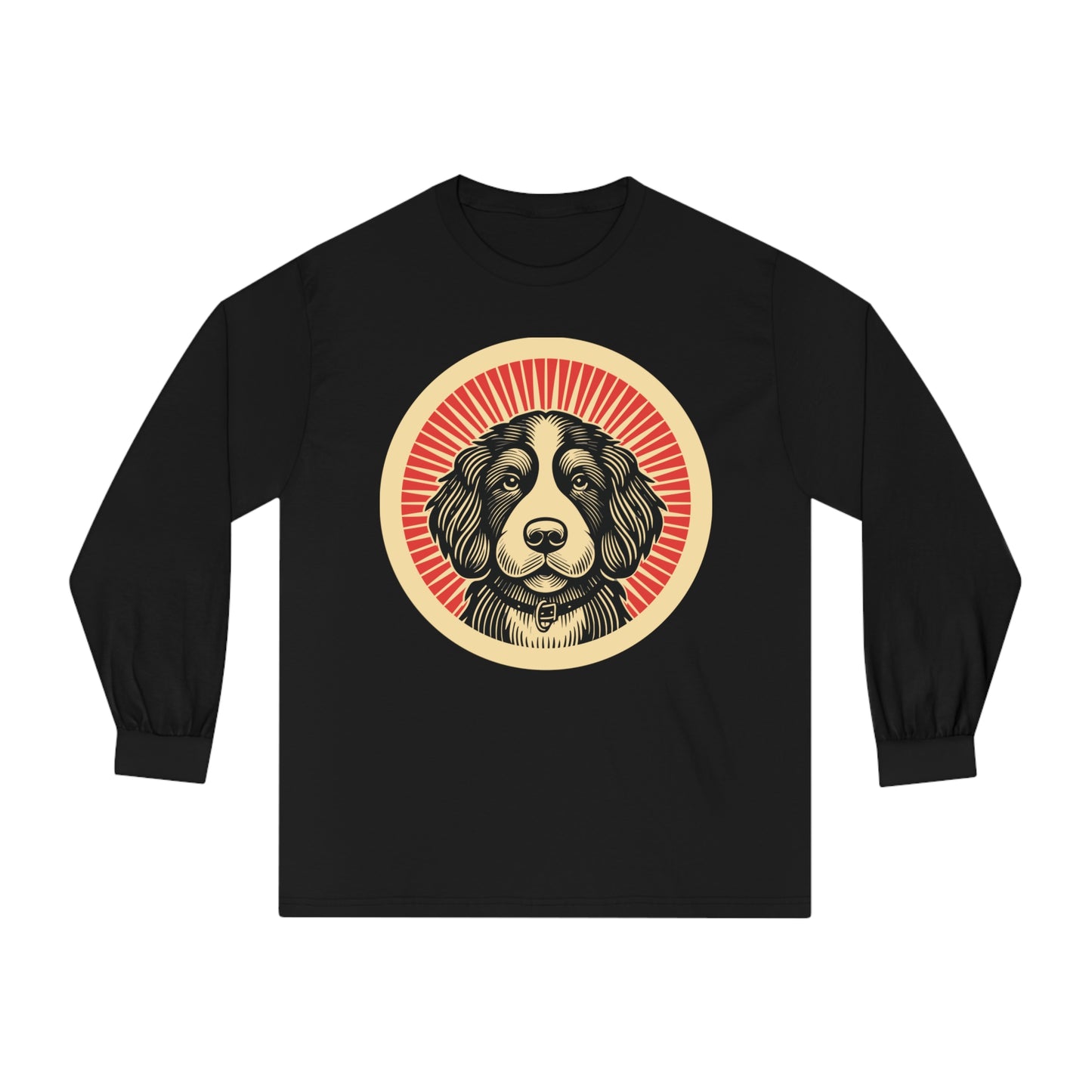 Bernedoodle Long Sleeve Tee for Adults