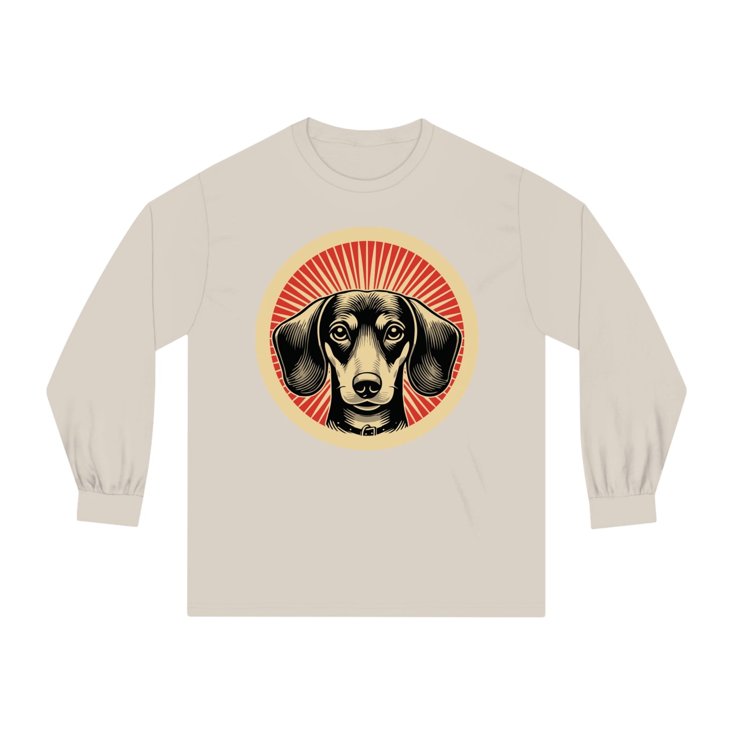 Dachshund Long Sleeve Tee for Adults