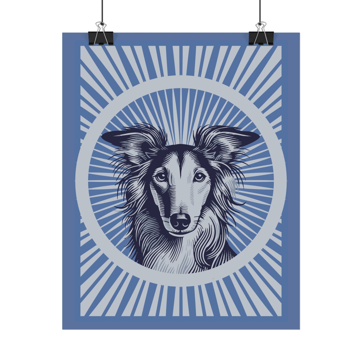 Silken Windhound Art Print
