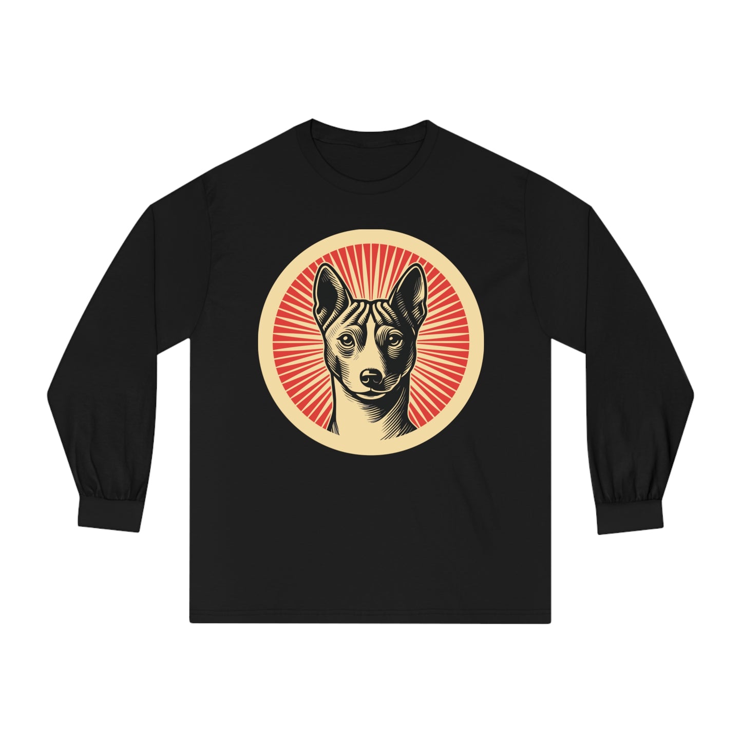 Basenji Long Sleeve Tee for Adults