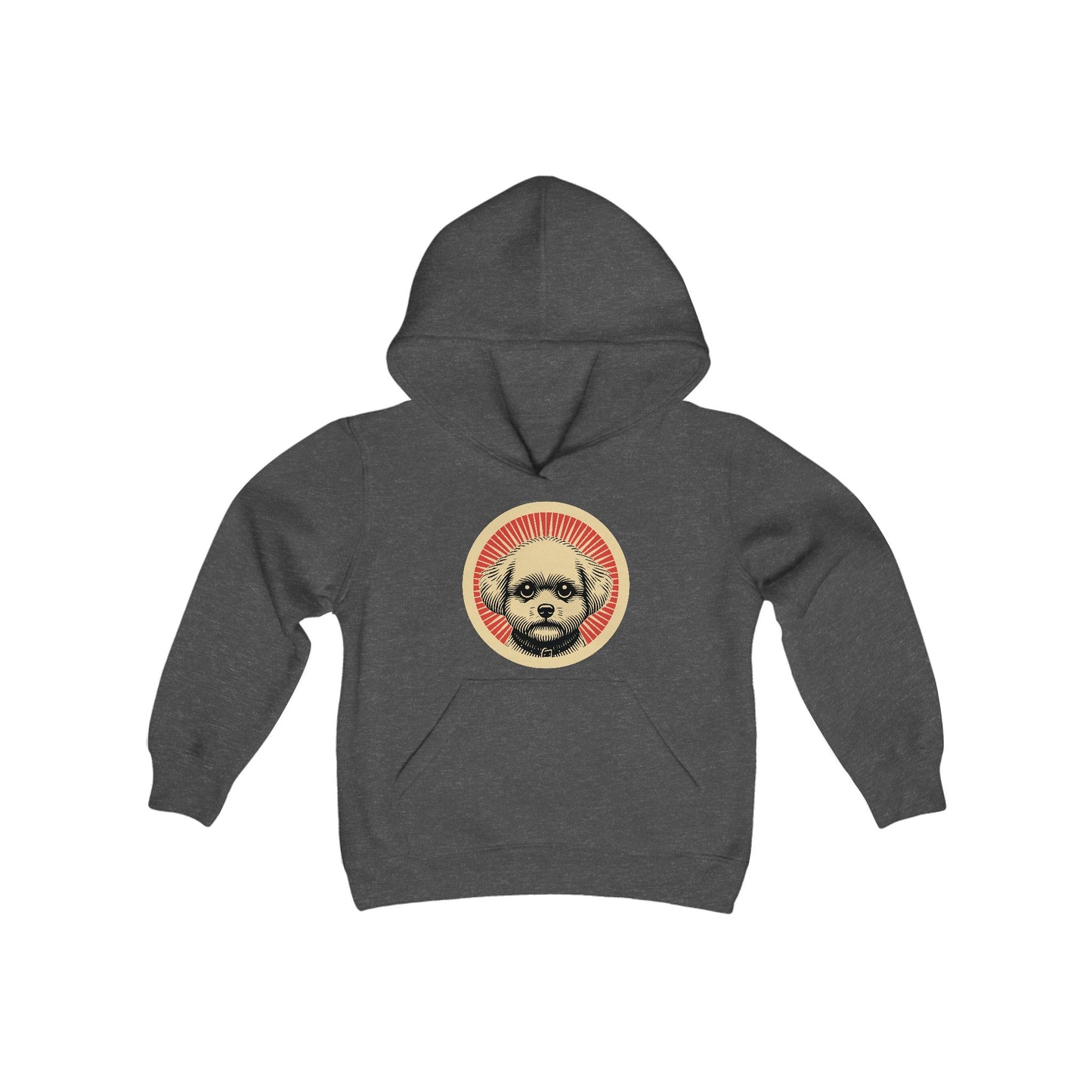 Bichon Frise Heavy Hoodie for Kids