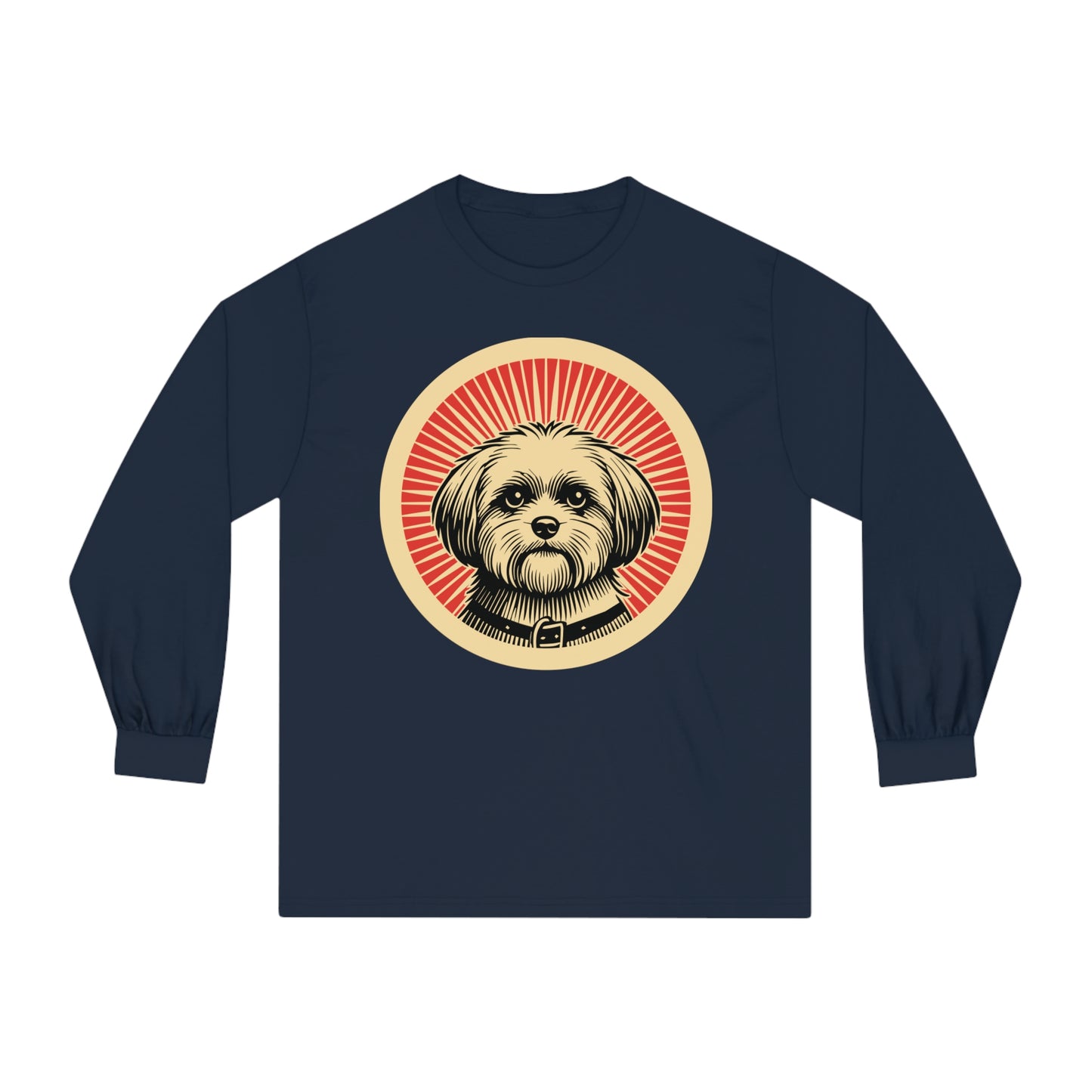 Shihpoo Long Sleeve Tee for Adults