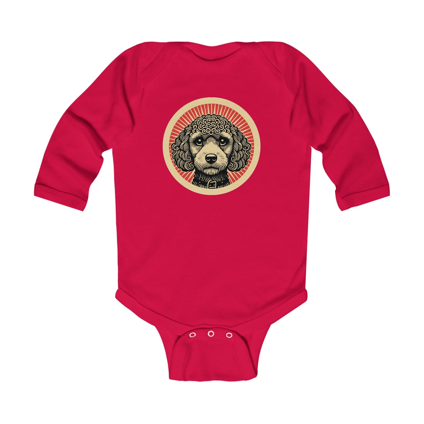 Cockapoo Long Sleeve Bodysuit for Infants