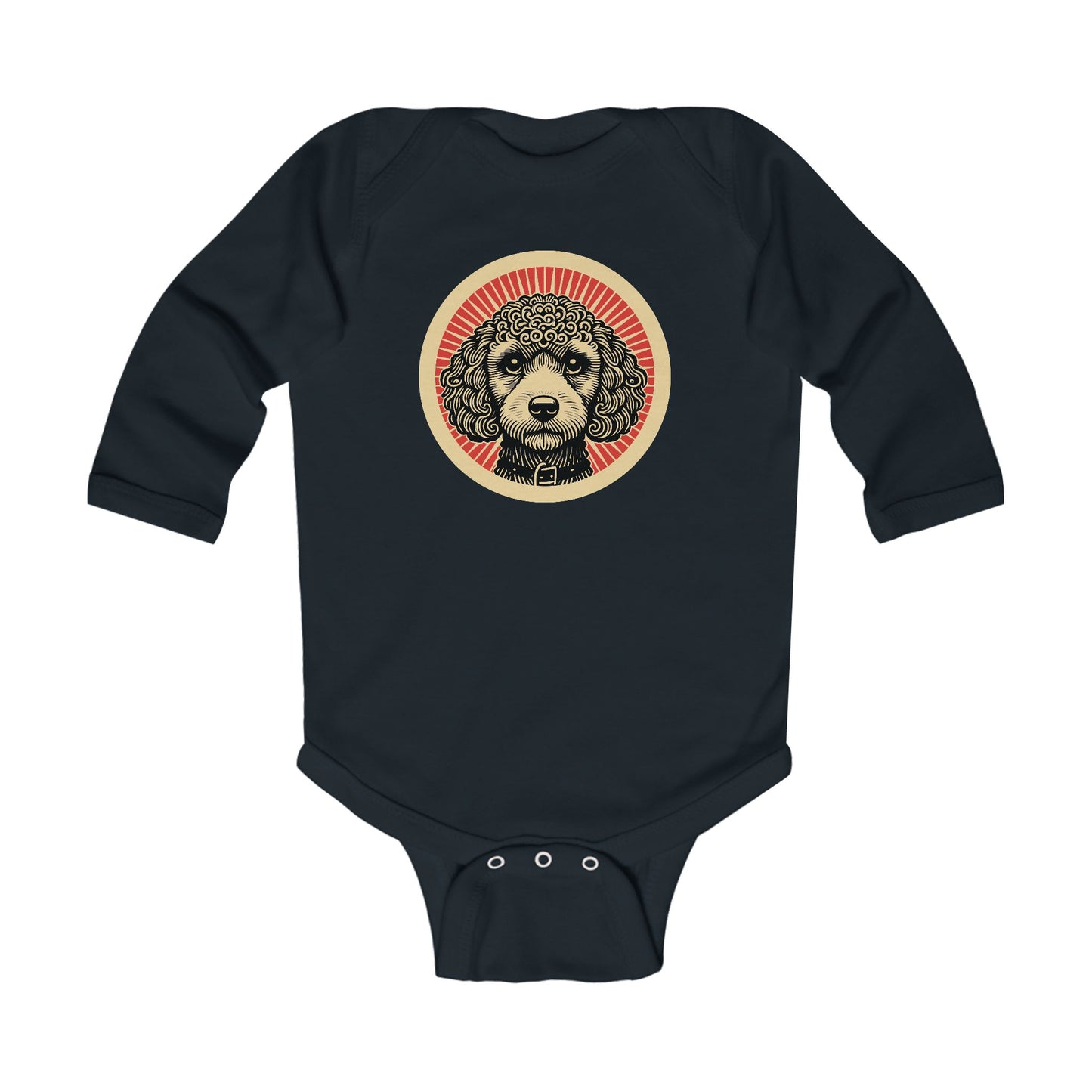 Cockapoo Long Sleeve Bodysuit for Infants