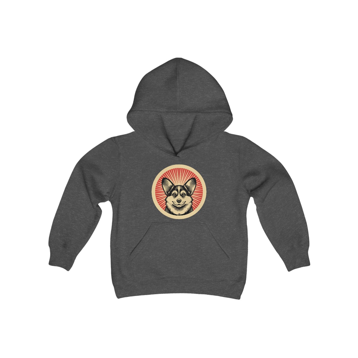 Pembroke Welsh Corgi Heavy Hoodie for Kids