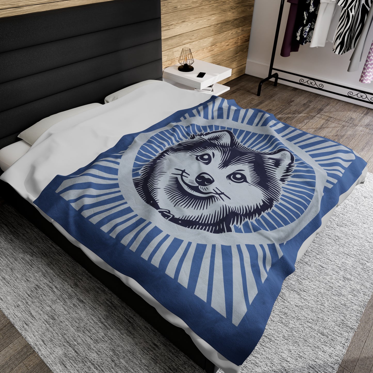 Pomsky Blanket