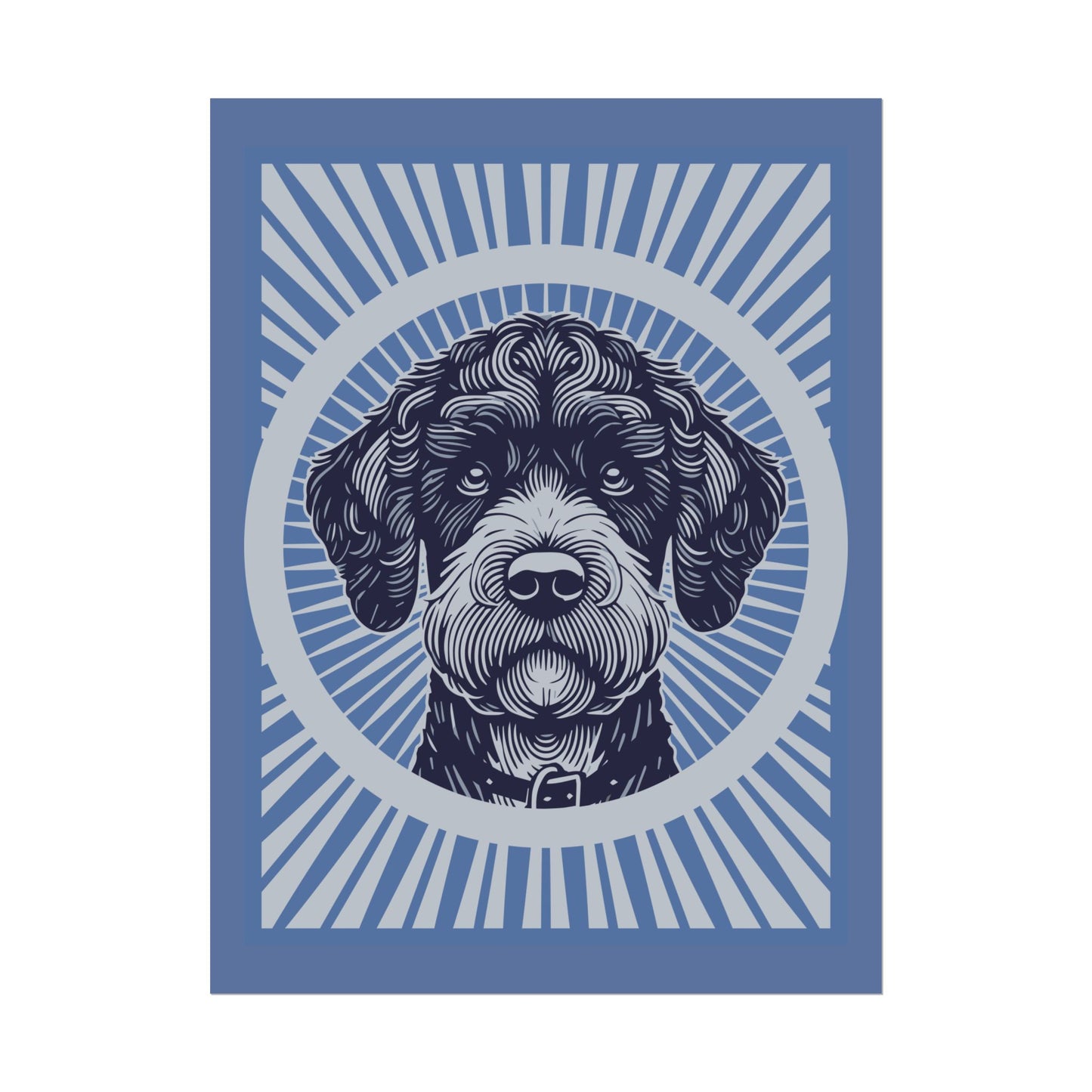 Boxerdoodle Art Print