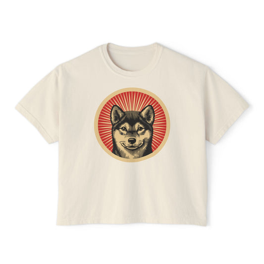 Shiba Inu  Boxy Tee for Women
