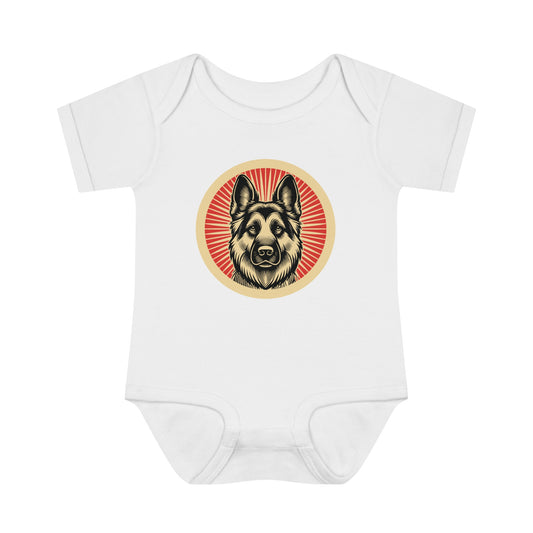 German Shepherd Infant Bodysuit
