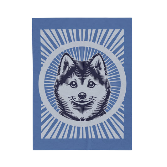 Pomsky Blanket