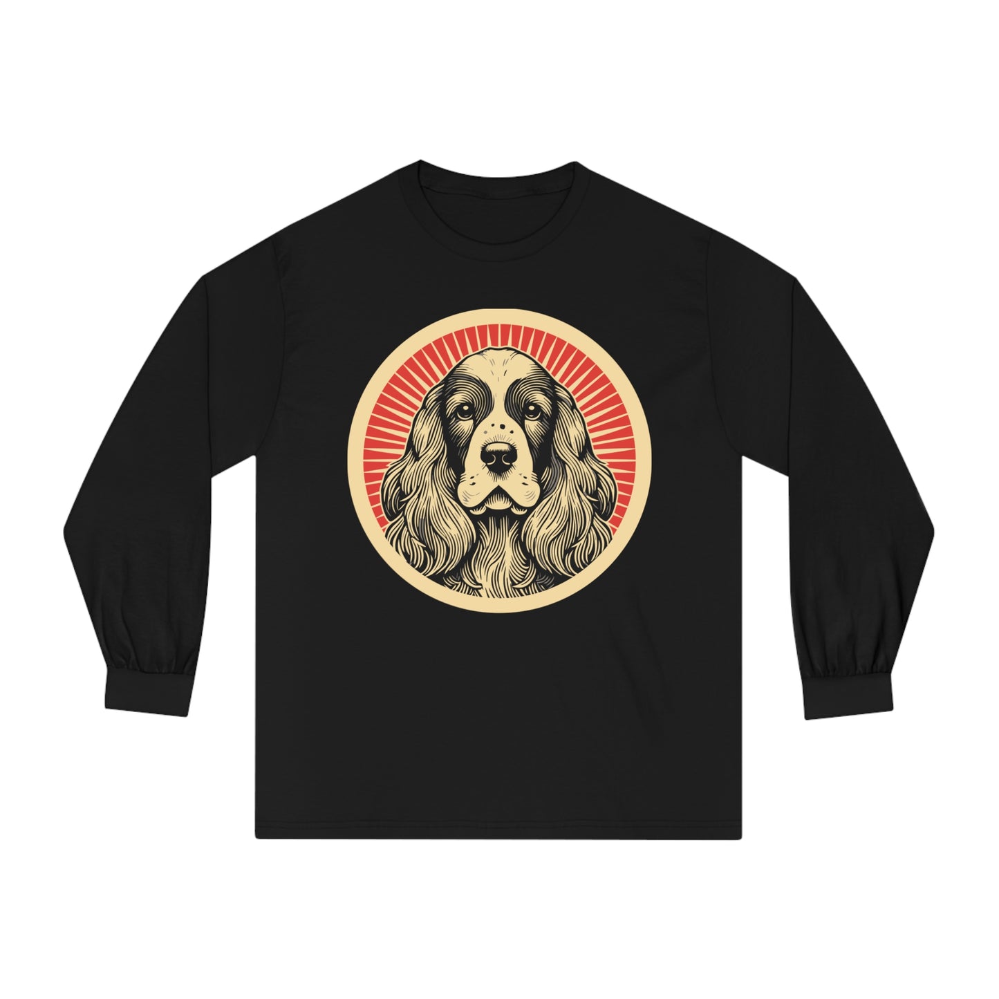 English Cocker Spaniel Long Sleeve Tee for Adults